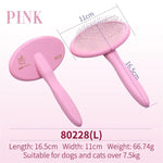 Brosse pour poils d’animaux Fenice - L pink