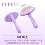 Brosse pour poils d’animaux Fenice - S purple