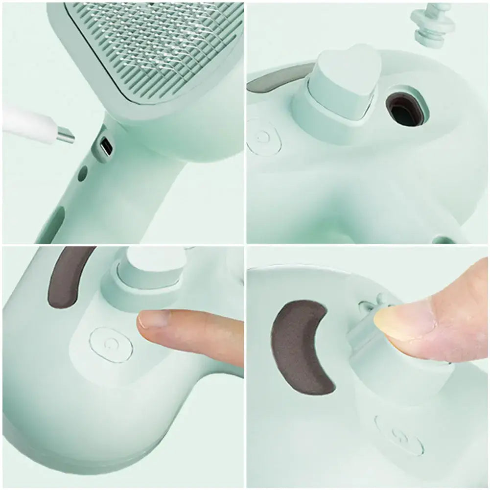 Brosse vapeur 3 en 1 pour chats