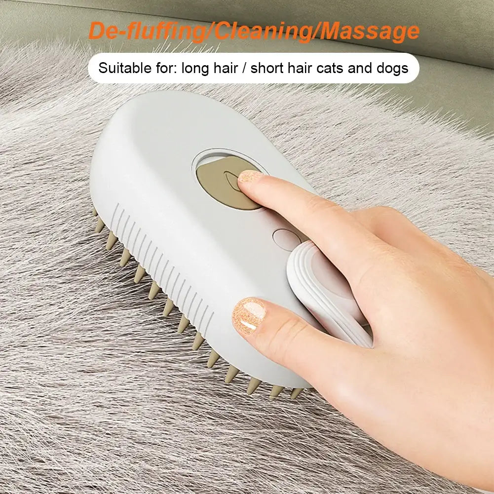 Brosse vapeur pour chat