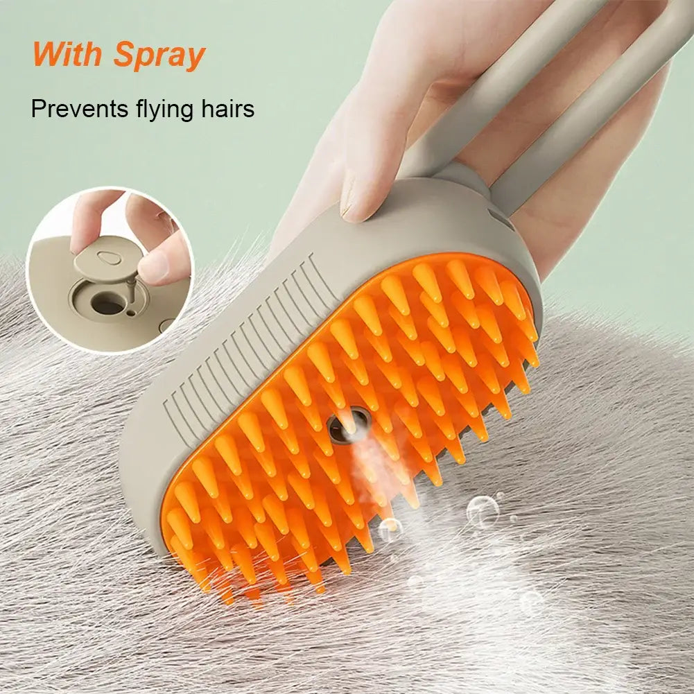 Brosse vapeur pour chat