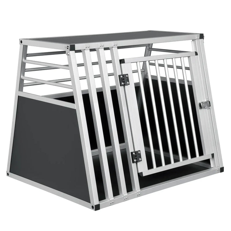 Cage de transport en aluminium pour chiens - black / GERMANY