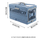 Pet Supplies Car Portable Cat Cage Portable Foldable Flight Case Breathable Kennel For Outing Pet Check-in Box