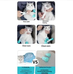 Cat foot anti-scratch and anti-bite cat headgear bath and nail clipping handy gadget injections feeding medicine beauty,