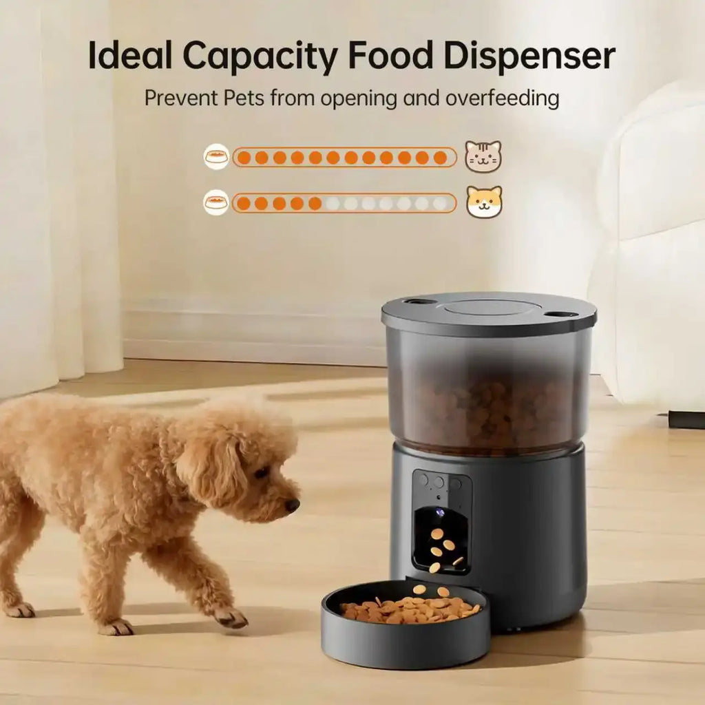 Camera Pet Feeder Timing Smart Automatic Feeder For Cats Dog Tuya WIFI APP Video Intelligent Dry Food Dispenser