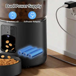 Camera Pet Feeder Timing Smart Automatic Feeder For Cats Dog Tuya WIFI APP Video Intelligent Dry Food Dispenser