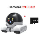 Caméra robot double objectif pour bébés et animaux - With 32G Card / US Plug