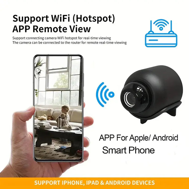 Caméra WiFi X5 Mini - Black
