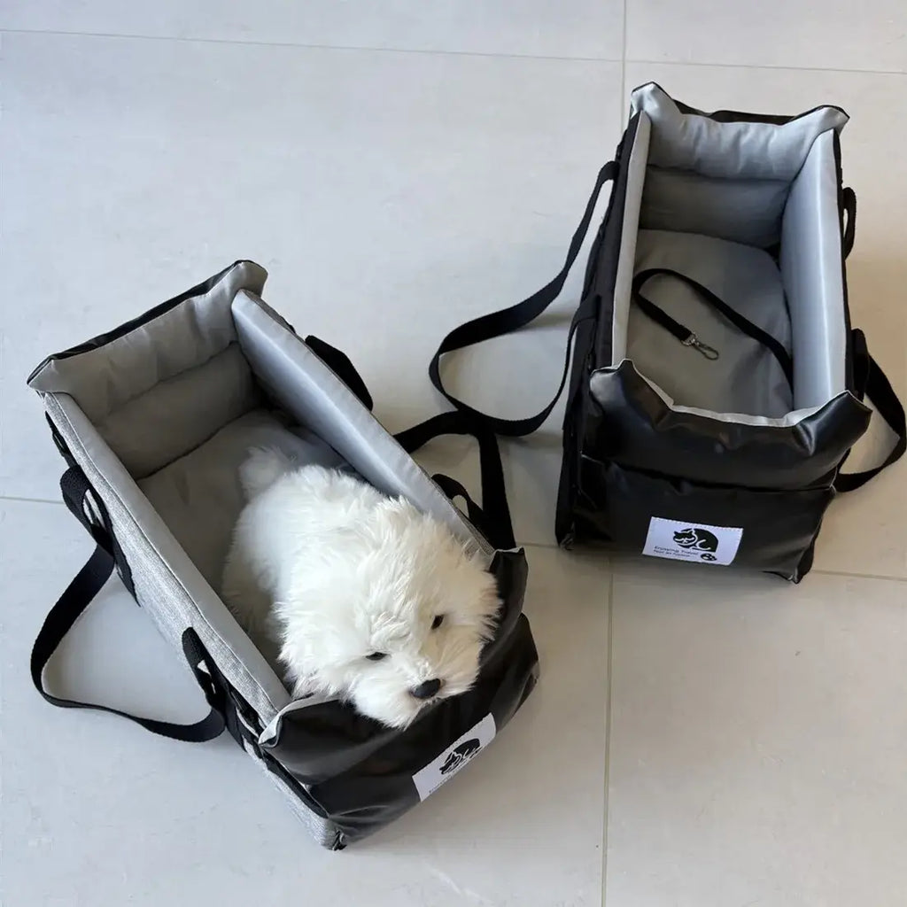 Car Pet Seat Leather For Small Dogs Cat Safety Travel Central Control Cat DogBed Transport Dog Carrier Protector