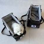 Car Pet Seat Leather For Small Dogs Cat Safety Travel Central Control Cat DogBed Transport Dog Carrier Protector
