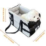 Car Pet Seat Leather For Small Dogs Cat Safety Travel Central Control Cat DogBed Transport Dog Carrier Protector