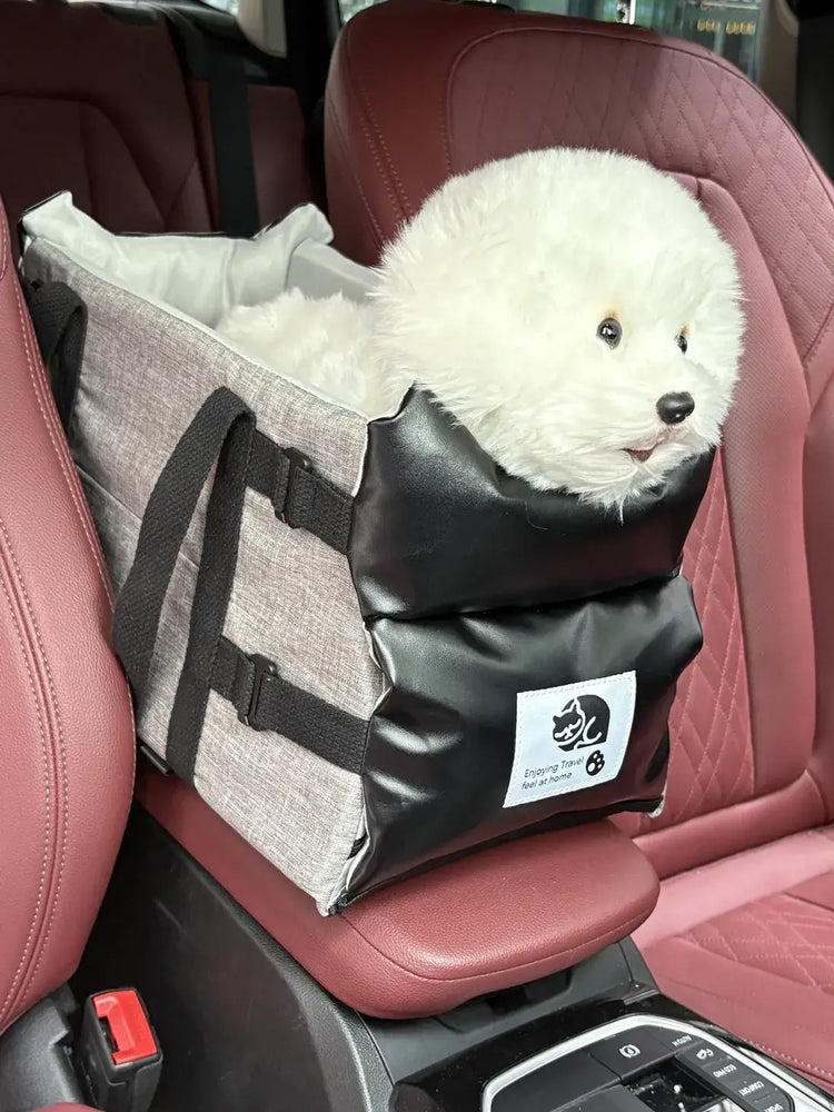 Car Pet Seat Leather For Small Dogs Cat Safety Travel Central Control Cat DogBed Transport Dog Carrier Protector