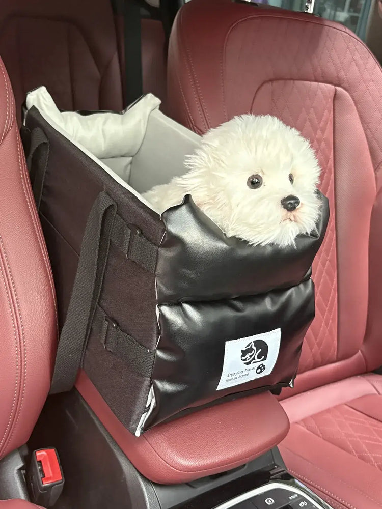 Car Pet Seat Leather For Small Dogs Cat Safety Travel Central Control Cat DogBed Transport Dog Carrier Protector