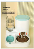 Cat bowl automatic feeder for cats dogs pets water dispensers integrated cat bowl cat food basin dogs eating drinking wa