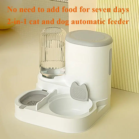 Cat bowl automatic feeder for cats dogs pets water dispensers integrated cat bowl cat food basin dogs eating drinking wa