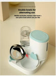 Cat bowl automatic feeder for cats dogs pets water dispensers integrated cat bowl cat food basin dogs eating drinking wa