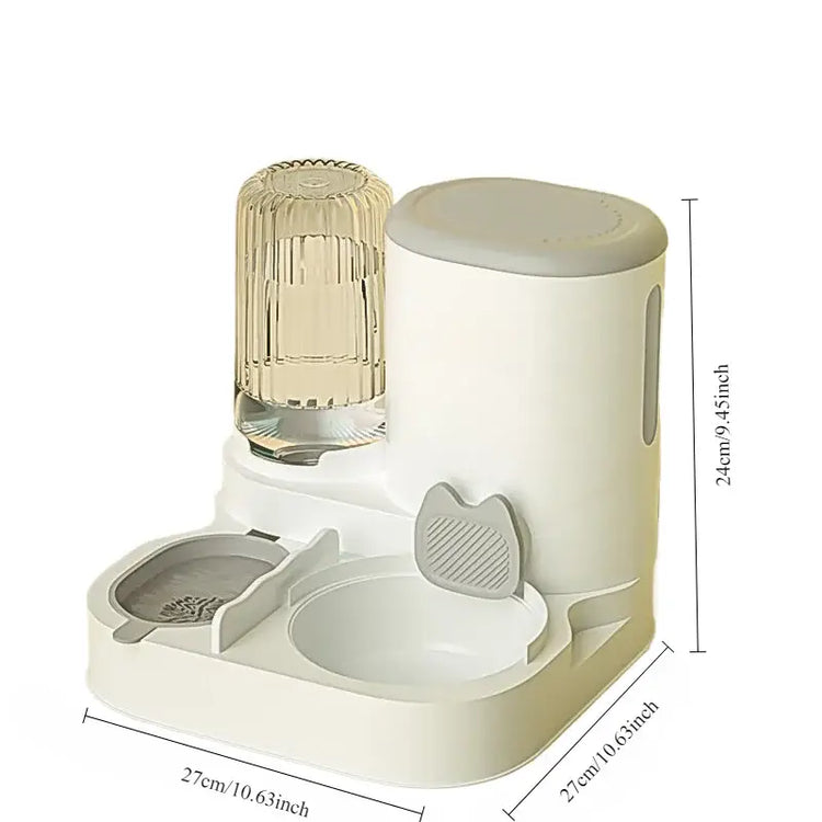 Cat bowl automatic feeder for cats dogs pets water dispensers integrated cat bowl cat food basin dogs eating drinking wa