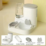 Cat bowl automatic feeder for cats dogs pets water dispensers integrated cat bowl cat food basin dogs eating drinking