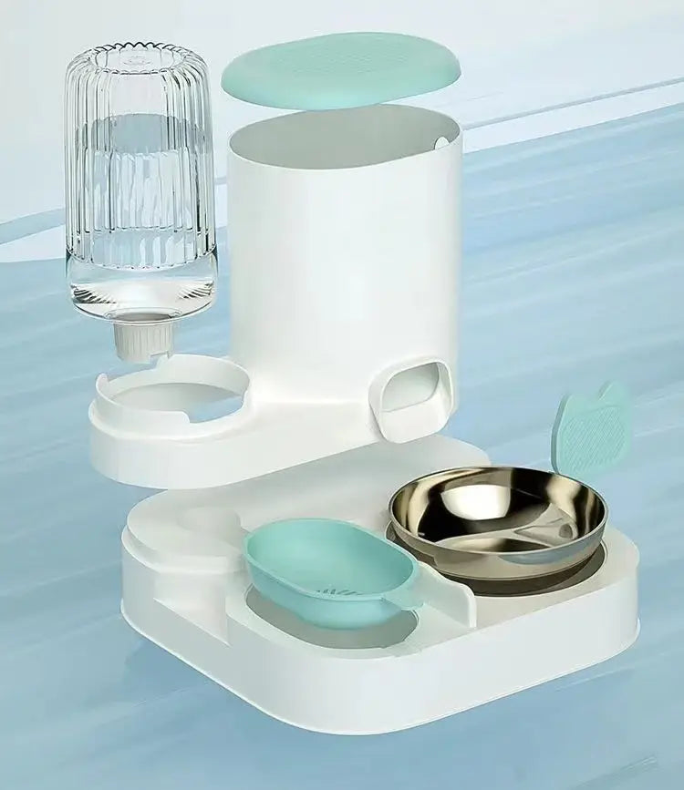 Cat bowl automatic feeder for cats dogs pets water dispensers integrated cat bowl cat food basin dogs eating drinking wa