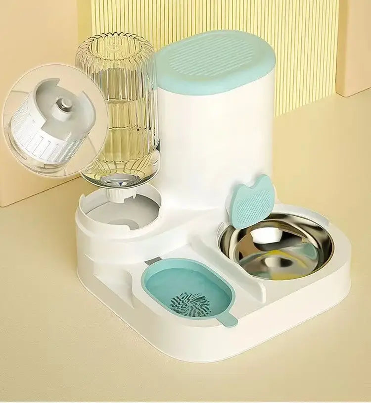 Cat bowl automatic feeder for cats dogs pets water dispensers integrated cat bowl cat food basin dogs eating drinking wa