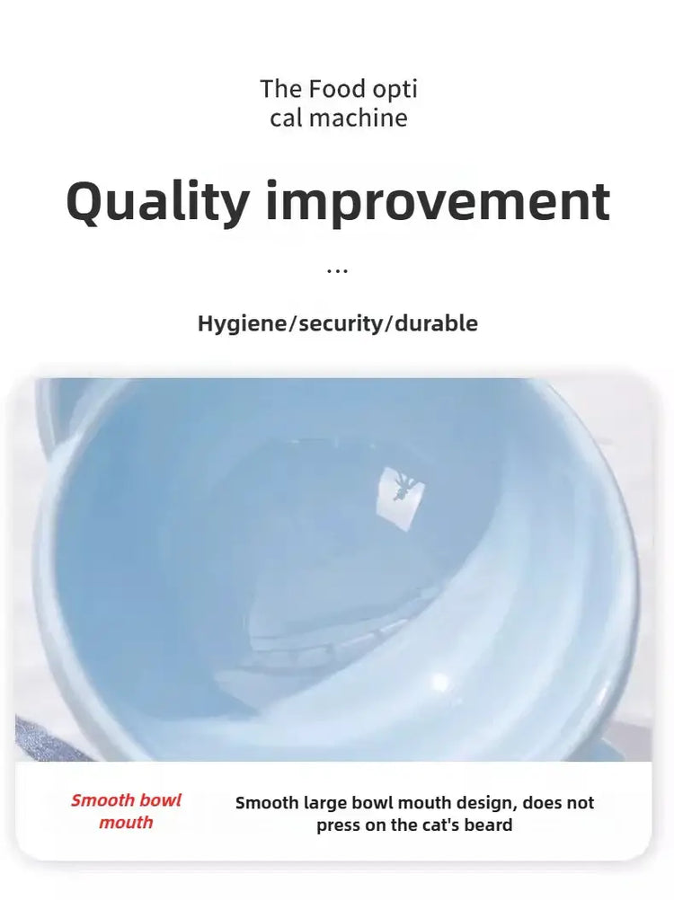 Cat Bowl Pet Accessories Ceramic Diagonal High Feet Cute Protection Cervical Spine Dog Bowl Drink Water Bowl Pet