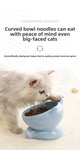 Cat Bowl Pet Accessories Ceramic Diagonal High Feet Cute Protection Cervical Spine Dog Bowl Drink Water Bowl Pet