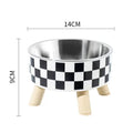 Cat Bowls New Stainless Steel Raised Cat Bowl Pet Food and Water Bowls Anti-Slip Pet Feeders for Cats and Dogs Pet