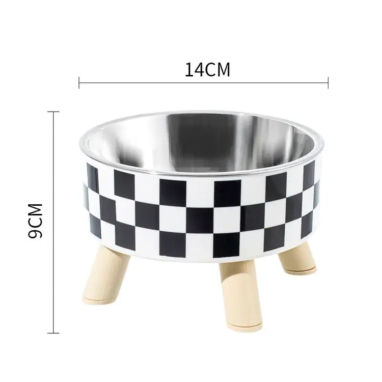 Cat Bowls New Stainless Steel Raised Cat Bowl Pet Food and Water Bowls Anti-Slip Pet Feeders for Cats and Dogs Pet