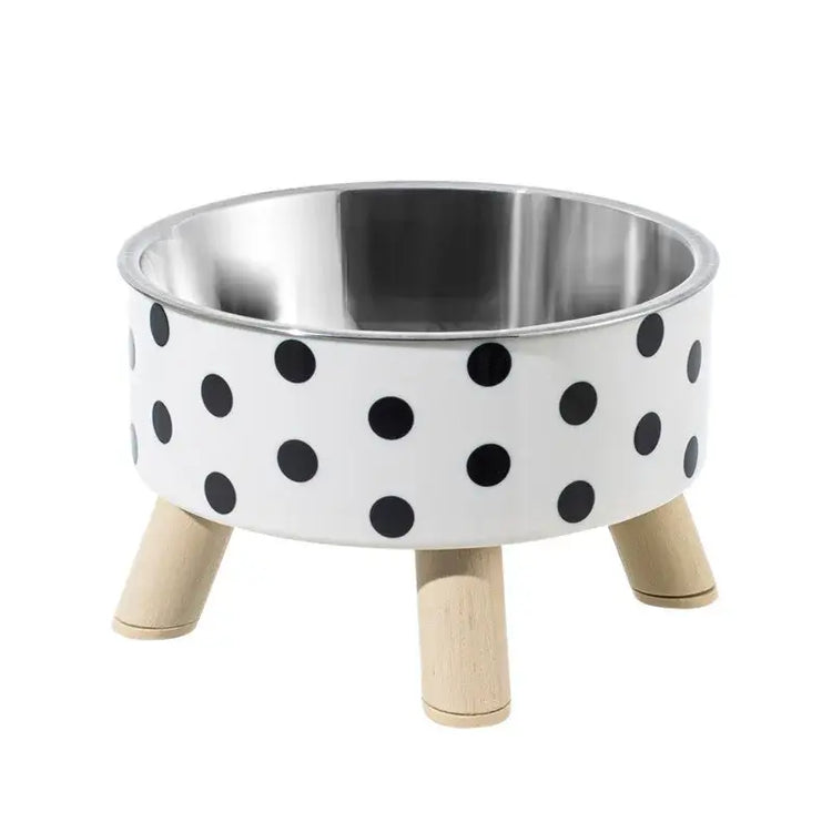 Cat Bowls New Stainless Steel Raised Cat Bowl Pet Food and Water Bowls Anti-Slip Pet Feeders for Cats and Dogs Pet