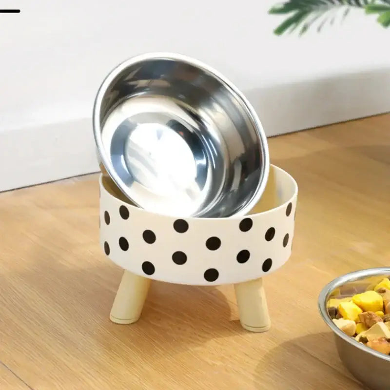 Cat Bowls New Stainless Steel Raised Cat Bowl Pet Food and Water Bowls Anti-Slip Pet Feeders for Cats and Dogs Pet