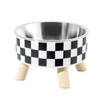 Cat Bowls New Stainless Steel Raised Cat Bowl Pet Food and Water Bowls Anti-Slip Pet Feeders for Cats and Dogs Pet