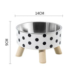 Cat Bowls New Stainless Steel Raised Cat Bowl Pet Food and Water Bowls Anti-Slip Pet Feeders for Cats and Dogs Pet