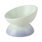 Cat Ceramic Bowl Gradient Pet Food Water Feeders Small Dogs Drinking Eating Supplies Raised Tilted Cats Puppy Feeding