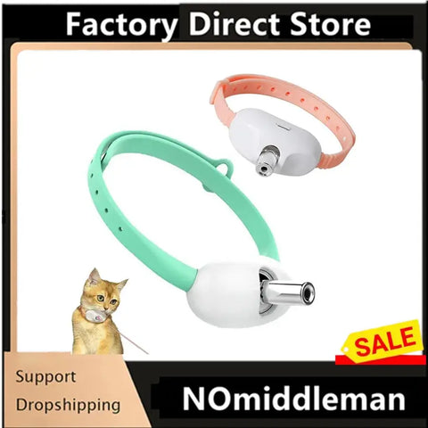 Cat Collar Laser Toy with Red Light Interactive Cat Laser Toy for Bored Indoor Cats Rechargeable Electric Laser Collar