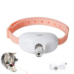 Cat Collar Laser Toy with Red Light Interactive Cat Laser Toy for Bored Indoor Cats Rechargeable Electric Laser Collar