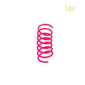 Cat color plastic spring cat toy color spring jumping cat toy toy scratch-resistant and bite cat pet supplies - 1pc