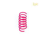Cat color plastic spring cat toy color spring jumping cat toy toy scratch-resistant and bite cat pet supplies - 1pc