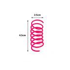 Cat color plastic spring cat toy color spring jumping cat toy toy scratch-resistant and bite cat pet supplies