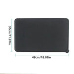 Cat Dog Food Mat For Pet Feeding Bowl Floors Waterproof Non Slip Silicone Pet Bowl Mat - High-Lipped Non-Stick