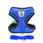 Cat Dog Harness with Lead Leash Adjustable Vest Polyester Mesh Breathable Harnesses Reflective sti for Small Dog Cat