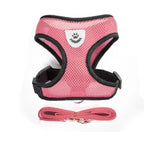 Cat Dog Harness with Lead Leash Adjustable Vest Polyester Mesh Breathable Harnesses Reflective sti for Small Dog Cat
