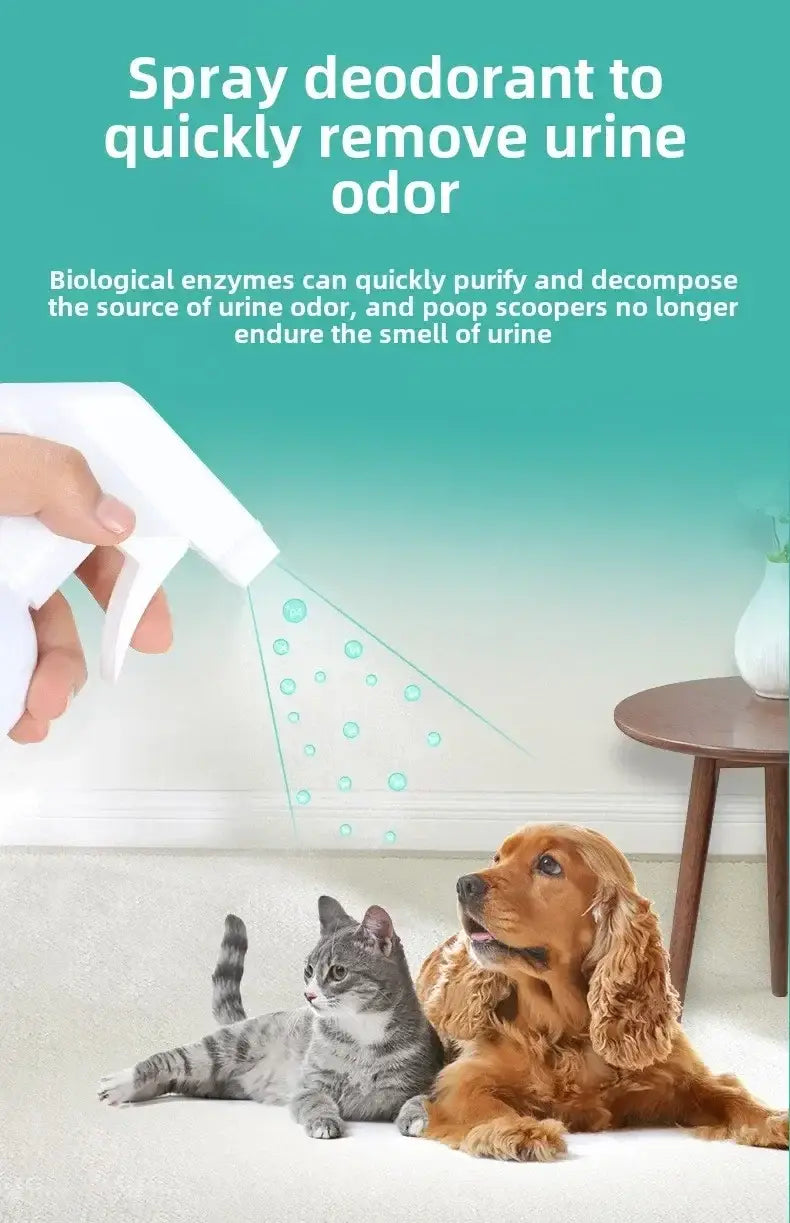 Cat Dog Urine Pet Biological Enzyme Deodorant Dog Cat Indoor Deodorant and Deodorant Spray - A / 500ML