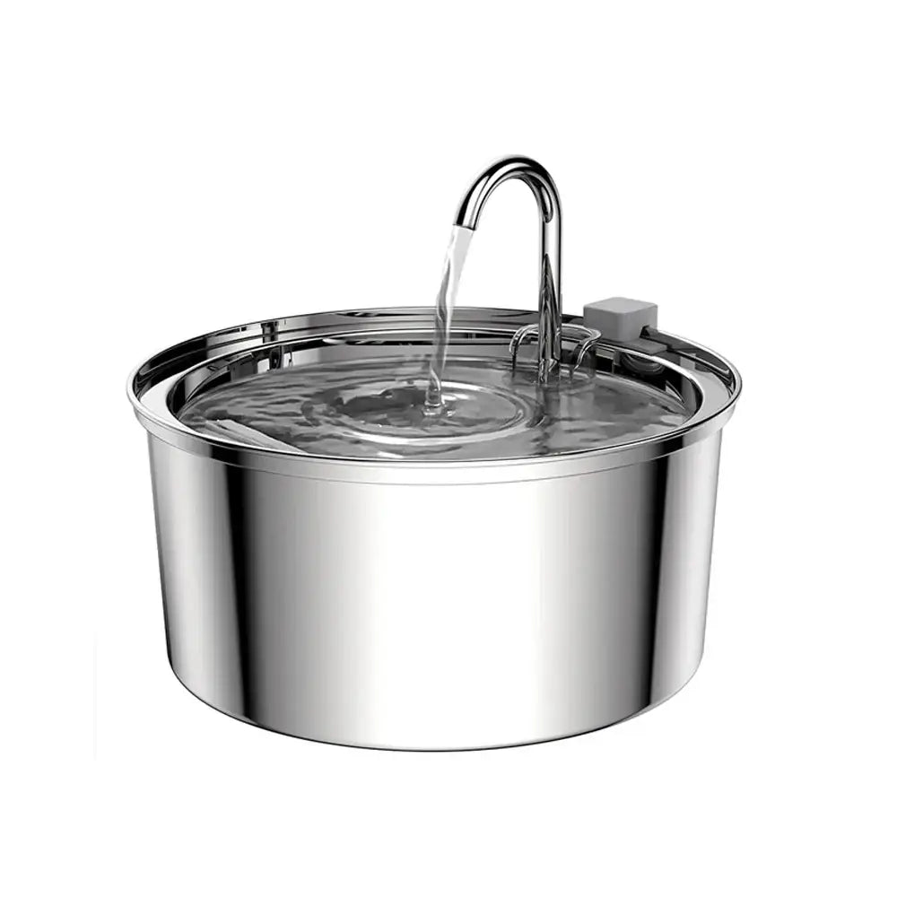Cat Drinking Fountain Automatic Stainless Steel Pet Fountains Water Dispenser Ultra-quiet Pump Water Foutain for