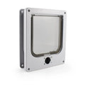 Cat entry and exit controllable directional door creative multifunctional cat door opening pet supplies - White / M