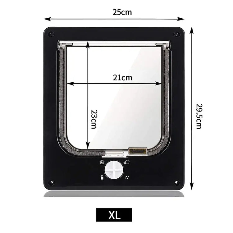 Cat entry and exit controllable directional door creative multifunctional cat door opening pet supplies