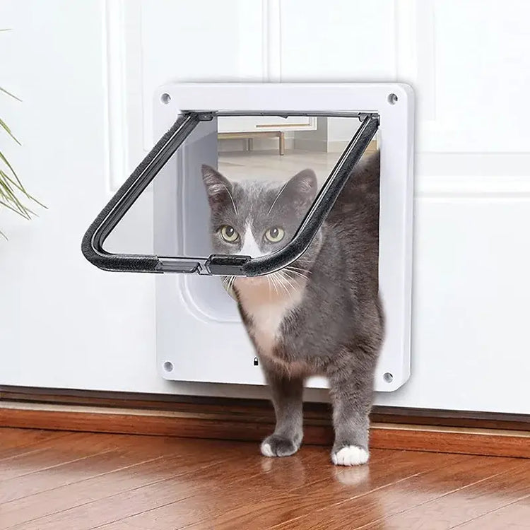 Cat entry and exit controllable directional door creative multifunctional cat door opening pet supplies