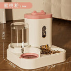 Cat Feeder Dog and Cat Basin Equipped with Water Dispenser Bowl Automatic Recycling Utensil Universal Pet Products