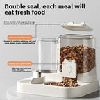 Cat Feeder Dog and Cat Basin Equipped with Water Dispenser Bowl Automatic Recycling Utensil Universal Pet Products