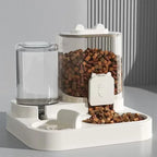 Cat Feeder Dog and Cat Basin Equipped with Water Dispenser Bowl Automatic Recycling Utensil Universal Pet Products