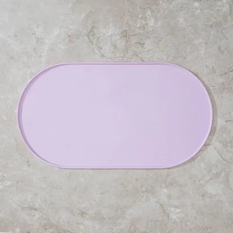 Cat Feeding Mat With Non-Slip Waterproof Design Pet Food Mat Compatible With Cat/Dog Bowls Multipet Households - A2